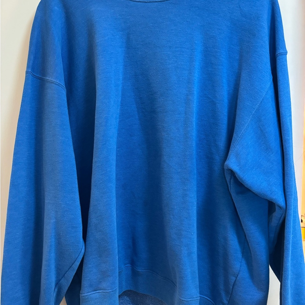 Hollister Vibrant Blue Crew Neck Sweater